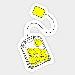 Tea and smile Sticker